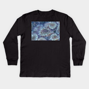 Flowers of the Sea Kids Long Sleeve T-Shirt